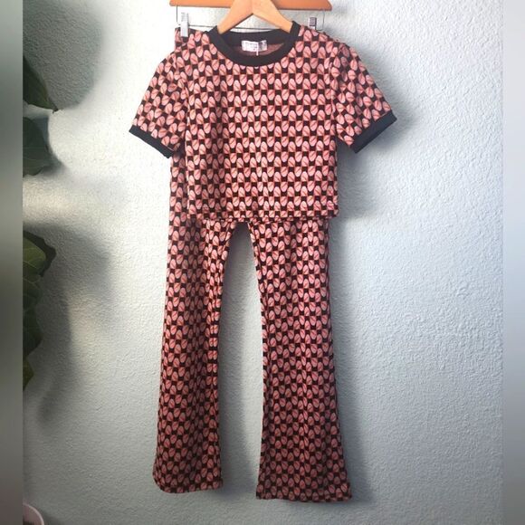 Silhouette Stylez crop top wide leg set - Picture 1 of 11